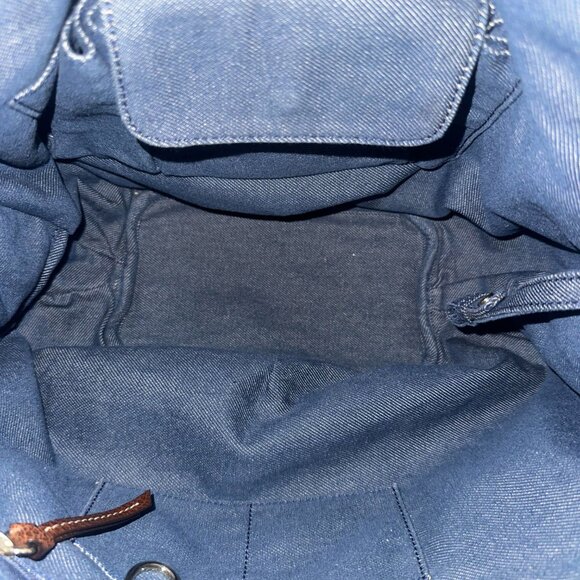 Vintage CELINE Macadam Canvas Tote Bag Beige Gold with Dust Bag - Picture 3 of 5